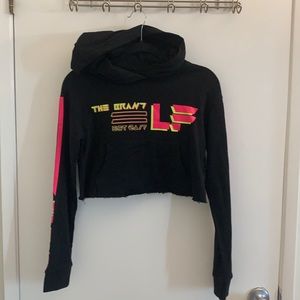 Cropped Hoodie Neon LF The Brand NWT